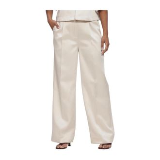 Second Female Broeken, Dames, Beige, S, Polyester, Perlla Broeken
