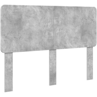 vidaXL Cabecero Gris Concreto 160 Cm Madera Contrachapada Vidaxl