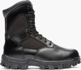 Rocky Zipper Composite Toe Public Service Boot in Black at Nordstrom, Size 11.5