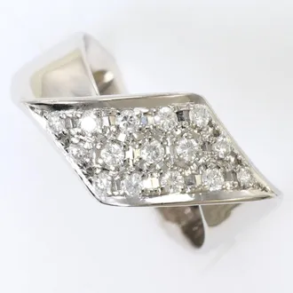 C&A Platinum Platinum 900 Band Ring (Pre-Owned)