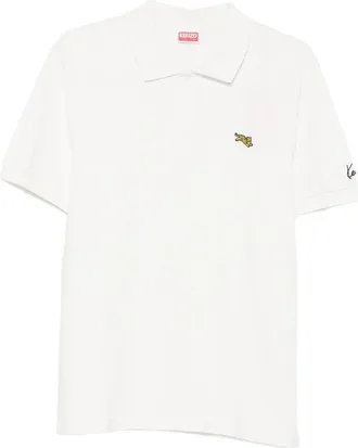 Kenzo Tiger-patch Polo Shirt
