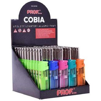 Trade Shop TrAdE Shop Traesio - Set 50 Pezzi Accendigas Accendi Gas A Fiamma Canna Corta Trasparente 40411555