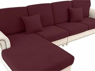 OEM Funda El&aacute;stica Para Coj&iacute;n De Sof&aacute;, Para Asientos O Respaldos, Color Burdeos Apta Para La Mayor&iacute;a De Sof&aacute;s Y Sillones