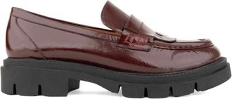 Sergio Moretti Loafers - Dames - Loafers - Rood - 39 EU - Leer - Schoenen