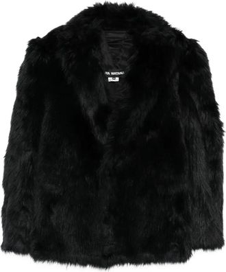 Junya Watanabe faux-fur jacket - Black