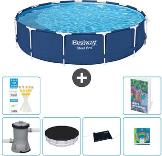 Bestway Piscina Bestway Steel Pro Redonda - 396x84 Cm - 7-piezas S211