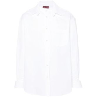 Gucci Logo-embossed Cotton Shirt