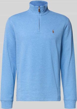 Polo Ralph Lauren Strickpullover mit Stehkragen in Royal, Größe XXL