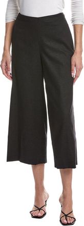 Vince Crop Wide Linen-Blend Pant