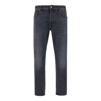 Pantaloni Torino Heren, Jeans, Blauw, Maat: W34 Katoen