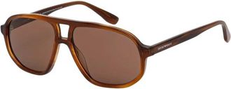 Emporio Armani Heren, Accessoires, Bruin, Maat: 57 MM