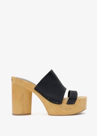 Isabel Marant Womens Hyun Clog Sandals In Black