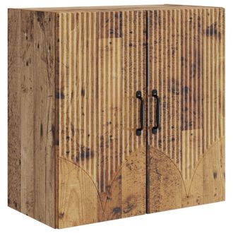 vidaXL Armario De Pared Madera Envejecida 59 X 31 X 60 Cm Vidaxl