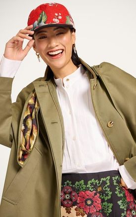 La DoubleJ Babeball Cap in Honolulu Jacquard Red at Nordstrom