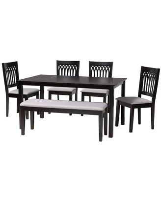 Baxton Studio Genesis Modern 6Pc Dining Set