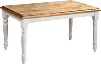 AM.PM Rechthoekige tafel Germaine, massief dennenhout