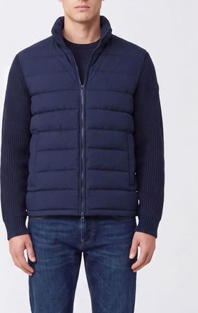 Colmar Quilted Short Puffer Jacket in Technical Fabric with High Neck