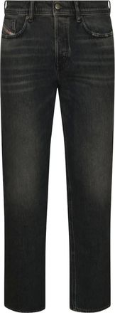 Diesel Jeans D-Finitive con effetto schiarito - Nero