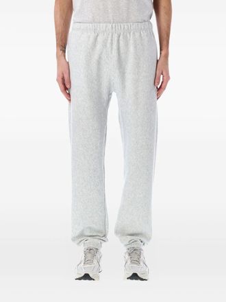 Champion logo-patch tracks pants - men - Fabric - L - Grey