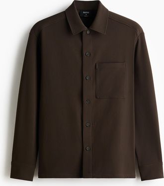 H&M Overshirt mit Four-way-Stretch - Green