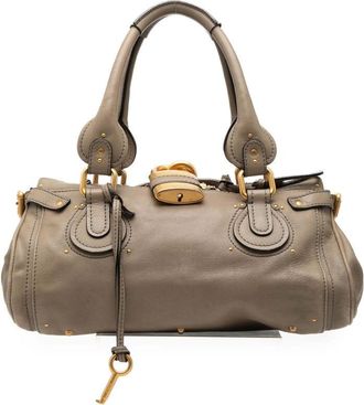 Chlo&eacute; Pre-owned Chloe Medium Leather Paddington Handbag Ladies FHUQQ6I19JXS3NY5