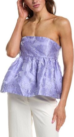 endless rose Jacquard Babydoll Tube Top