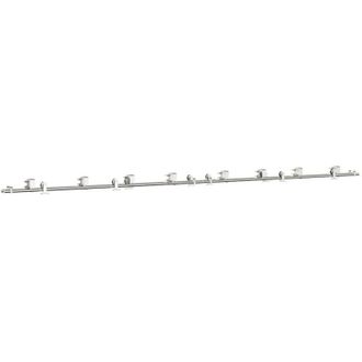 vidaXL Vidaxl - Sliding Door Hardware Kit 400 cm Stainless Steel Silver