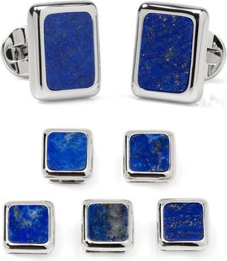 Cufflinks Inc. Mens JFK Sterling Silver & Lapis Cuff Links in Blue at Nordstrom