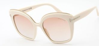 Tom Ford FT0944 25T Womens Sunglasses White Size 55