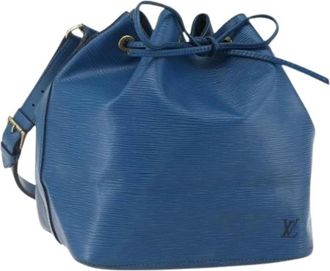 Louis Vuitton Pre-owned Bucket Bags, female, Blue, Size: ONE SIZE Pre-owned Bucket Bag