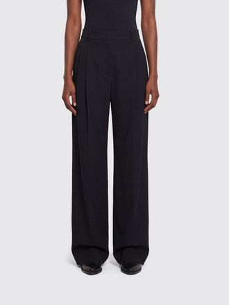 Stella McCartney High-Waisted Wool Palazzo Trousers with Pleats