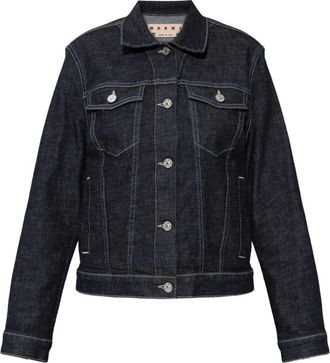 Marni Giacca denim con bottoni - Blu