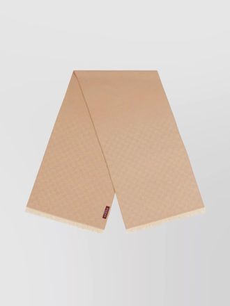 Gucci wool gg jacquard scarf