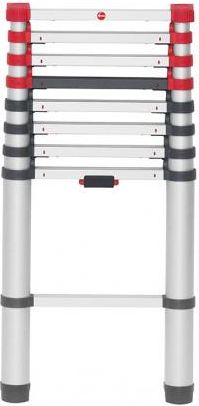 Hailo 7113-092 Escalera Telesc&oacute;pica De Aluminio Flexline 260 De 9 Pelda&ntilde;os Altura M&aacute;x. De Trabajo (cm) 395