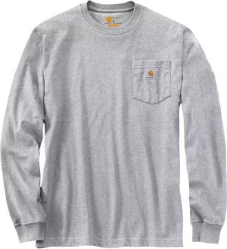 Carhartt Work in Progress Dearborn Loose L/S T-Shirt Longsleeve f&uuml;r Herren | grau