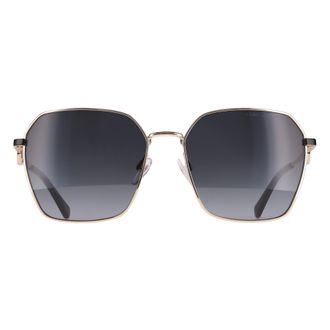 Marc Jacobs Square Womens Gold Black Dark Grey Gradient 729/S Metal - One Size