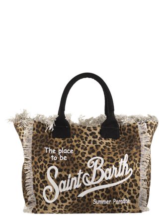 MC2 Saint Barth Vanity Canvas-Tasche mit Tiermotiven