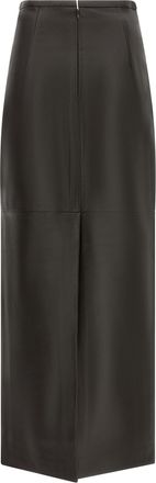 Co Lambskin Pencil Skirt - Black