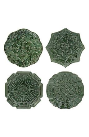 Juliska Jardin du Monde Set of 4 Salad Plates in Basil at Nordstrom