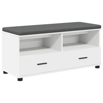 vidaXL Banco De Entrada 100 X 38 X 46 Cm Madera Ingenierizada Y Tela Vidaxl