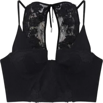 Ermanno Scervino Dames, Tops, Zwart, Maat: M