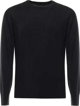 Loro Piana Maglione girocollo in cashmere - Nero