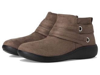 Life Stride Brave Zip Short Boots Womens Boots Mocha : 6.5 M (B), Synthetic