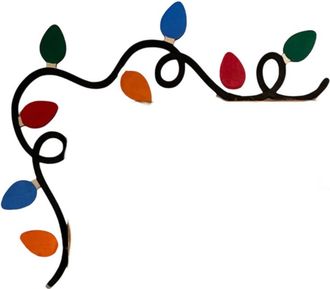 OEM Adorno Navide&ntilde;o De Metal, Adorno Para Colgar Sobre La Puerta, Padre-1