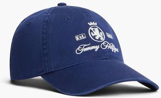 Tommy Hilfiger Womens Embroidered Crest Baseball Cap - Preppy Navy