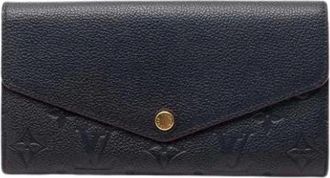 Louis Vuitton Pre-owned Wallets, female, Blue, Size: ONE SIZE Pre-owned The Sarah