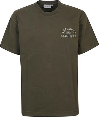 Carhartt Work in Progress Dark Green Logo T-Shirt