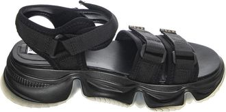 Steve Madden Chakra Flat Sandal - Dames - Sandalen - Zwart - 41 EU - Schoenen