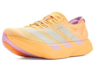 adidas Adizero Adios Pro 4 Running Shoes Womens Shoes Ice Tangerine/Ice Gold Metallic/Bliss Lilac : 10.5 C - Medium, Rubber