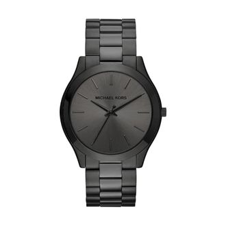 Michael Kors Slim Runway Horloge - Dames - Horloges - Zwart - ONE Size - Accessoires